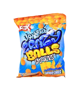 مقرمشات بطاطس كريزي بولز بالجبنة الشيدر  48جم