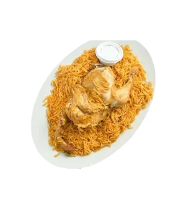 حبة دجاج مضغوط مع الارز