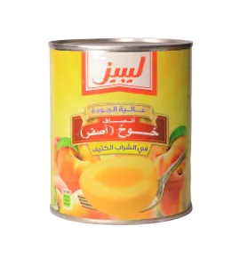 خوخ ليبيز انصاف دراق اصفر 825جم