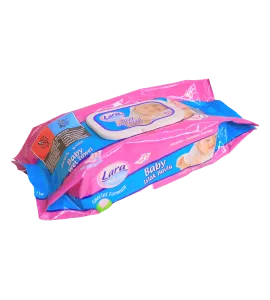 مناديل مبللة لارا للاطفال سفت كبير 72 قطعة