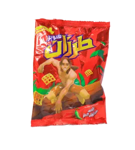 مقرمشات سوبر طرزان بطعم الفلفل الحار  15 جم