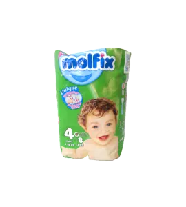 حفاظ اطفال مولفيكس كبير رقم ( 4 ) 8 حبة