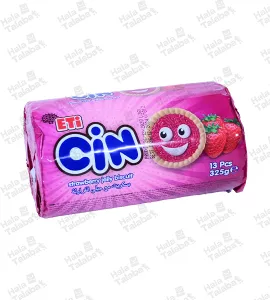 بسكويت سينيتي مع جيلي الفراوله